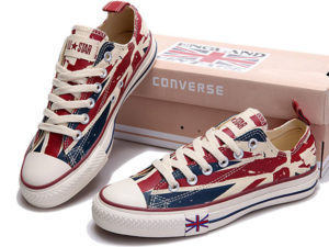 Кеды Converse Chuck Taylor All Star с британским флагом - общее фото