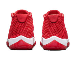 Кроссовки Nike Air Jordan Future красные мужские - фото сзади