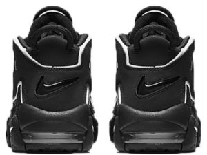 Nike Air More Uptempo черные с белым