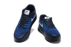 Nike Air Max 87 Ultra Flyknit синие с черным 40-44