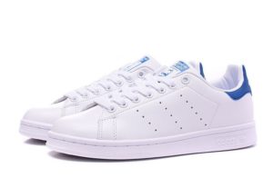 Adidas Stan Smith белые с синим (35-44)