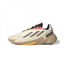 Adidas Ozelia бежевые с черным кожаные мужские-женские (40-44)