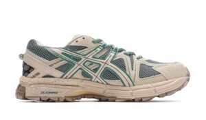 Asics Gel Kahana 8 бежево-синие с зеленым с сеткой мужские (40-44)